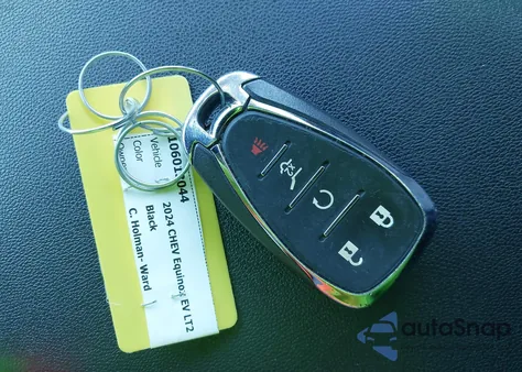 2024 Chevrolet Equinox Fwd Lt из США, поврежденный, VIN 3GNAXKEG6RL247659